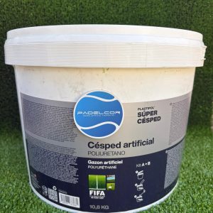 Envase de adhesivo bicomponente de poliuretano Plastipol Super Césped para pegar césped artificial